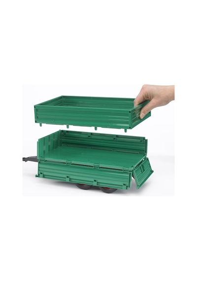 Bruder - Römork Yeşil Büyük Damperli - Br02010