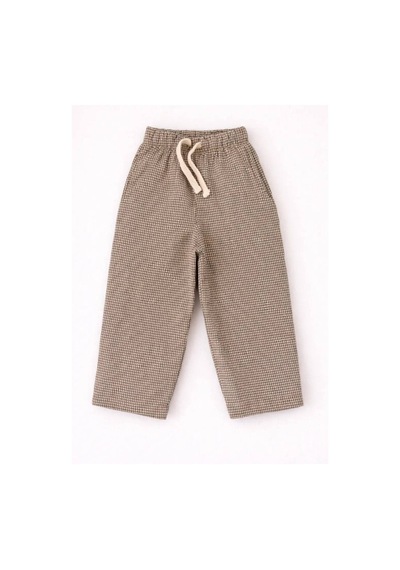Poala Kids Yazlık Balon Pantolon Kahverengi