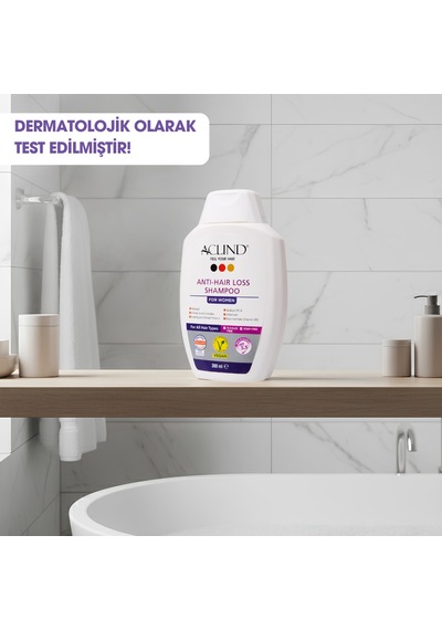 Aclınd Kadın Saç Bakım Seti Anti-hair Loss Şampuan For Women 300 Ml + Saç Bakım Serumu 50 Ml
