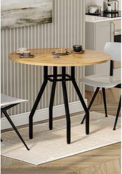 Bofigo Yuvarlak Yemek Masası 80 Cm Mutfak Masası Balkon Masası Roma Çam Çam Bofigo Yuvarlak Yemek Masası 80 Cm Mutfak Masası Balkon Masası Roma Çam Çam