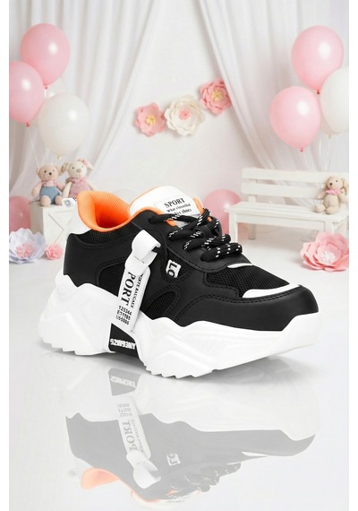 Dark Seer Kids Ds K 2051 Sneaker 2025 Kız Çocuk Beyaz-siyah