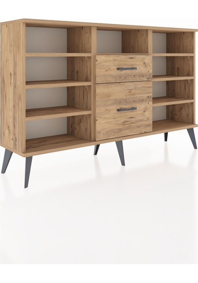 Arges Konsol 7 Raflı 2 Çekmeceli 132x30x83 Çam-çam/çam Çam/çam Arges Konsol 7 Raflı 2 Çekmeceli 132x30x83 Çam-çam/çam Çam/çam
