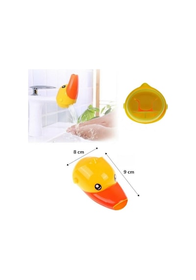 Zhltoys Çocuklar İçin Musluk Uzatıcı Sevimli Ördek Sarı
