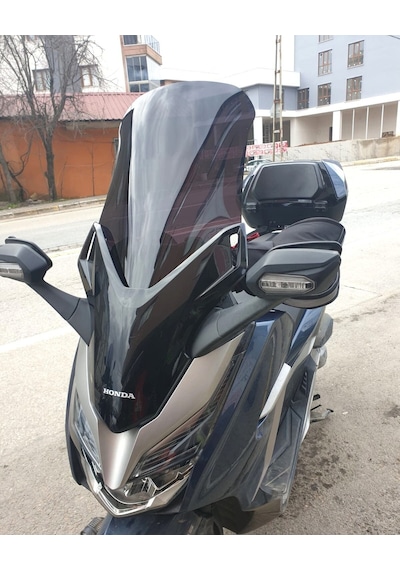Motocam Honda Forza 250 Ön Cam 2018-2020 Model 58cm Siyah Renkli 4mm İade Yoktur