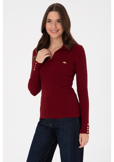 U.S. Polo Assn. U.s. Polo Assn. Kadın Bordo Kazak /triko 50317524-vr014