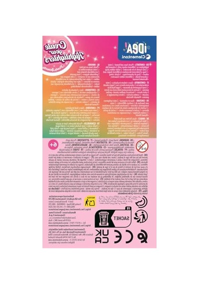 Sevimli Hayvanlar Temalı Fosforlu Kalem Tasarım Seti 124-Pembe