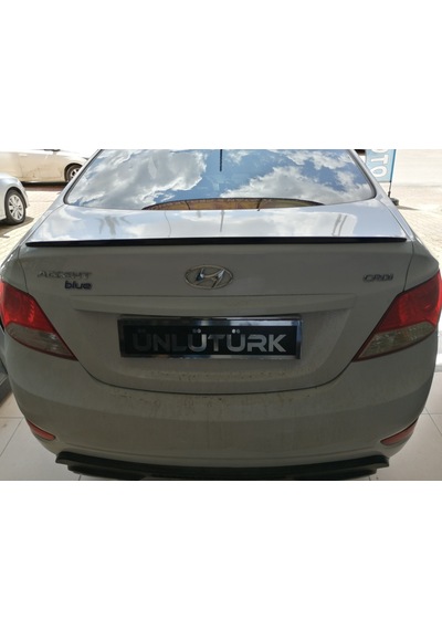 OtoÇizgi Hyundai Accent Blue Bagaj Üstü Spoiler-Spoyler Piano Black N11.382 OtoÇizgi
