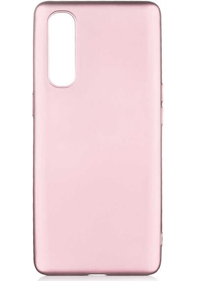 Rba Aksesuar Reno 3 Pro 5g Kılıf Rba Premier Silikon Kapak - Rose Gold Altın