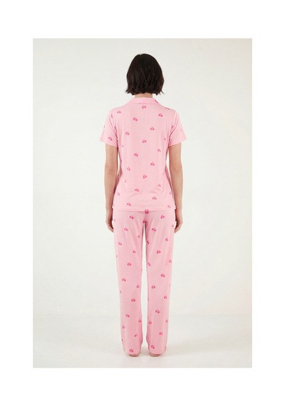 Lela Bayan Pijama Takımı 65750101y Açık Pembe