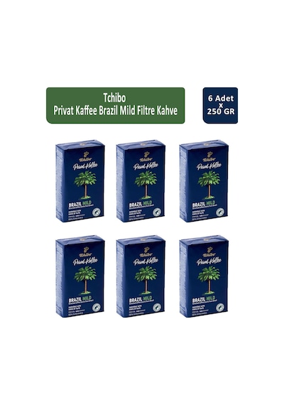 Tchibo Privat Brazil Mild Filtre Kahve 6 x 250 G
