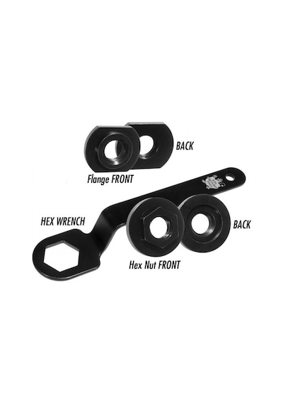 King Arthur's Tools 14030 Universal Nut Adaptör Anahtar Seti 14 m