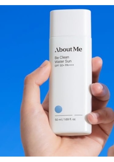 About Me Be Clean Water Sun Spf50+ Pa++++ Uv Koruyucu Su Bazlı Nemlendirici Güneş Kremi 50 Ml