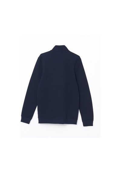 Lcwaıkıkı Classic Lacivert Dik Yaka Uzun Kollu Erkek Fermuarlı Sweatshirt