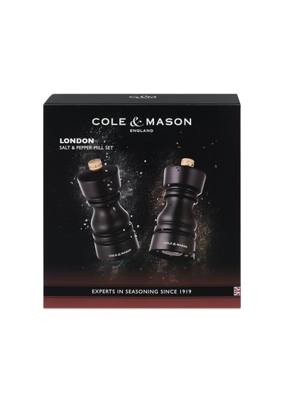 Ayrex Cole & Mason London Çikolata Renkli Ahşap Tuz Ve Biber Değirmenleri 130mm Diğer