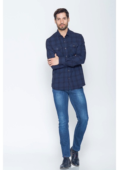 Cazador Dırty Dark Wash Erkek 5 Cep Parker Denim Pantolon