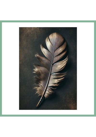Bşkvirgo Bronz Tüy Kanvas Tablo 70x100cm Bsk2026
