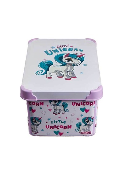 Style Box Unicorn 10 L Dekoratif Saklama Kutusu Çok Renkli