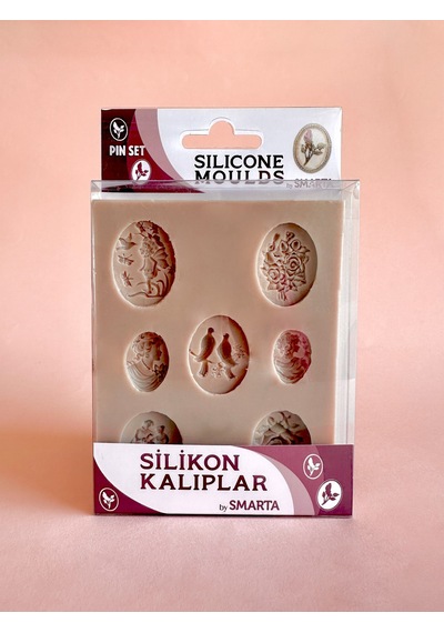 Smarta Silikon Epoksi Ve Polimer Kil Kalıbı Jewelry Set