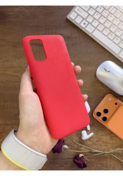 Samsung Galaxy A31 Uyumlu Kamera Korumalı Darbeye Dayanıklı Renk Atmayan Fab Silikon Kılıf Kırmızı