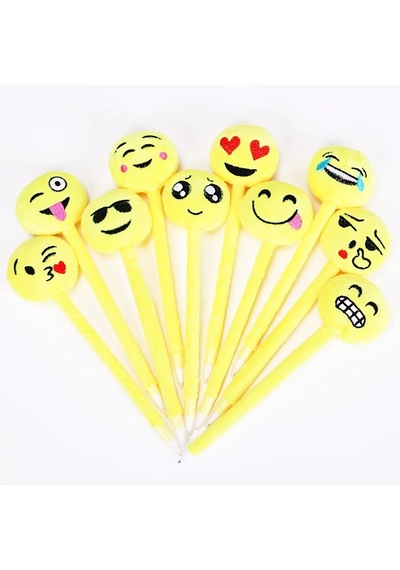 Emoji Kalem Peluşlu Çok Renkli