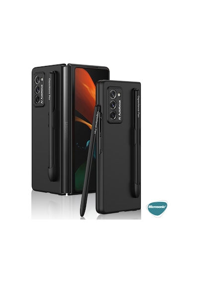 Microsonic Samsung Uyumlu Galaxy Z Fold 2 Kılıf S-Pen Fold Edition