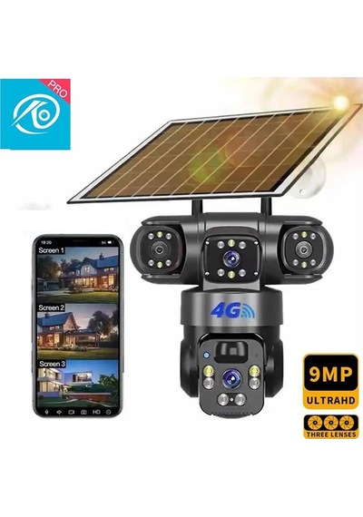 O-kam 6060 6 Mp Solar Güneş Enerjili Gece Görüşlü Ip Güvenlik Kamerası