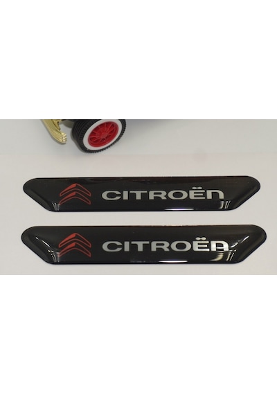 Citroen Logo C Elysee Çamurluk Yanı Ve Ayna Metalize Damla Desen