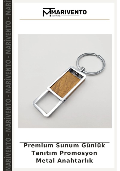 Premium Sunum Günlük Tanıtım Promosyon Metal Anahtarlık