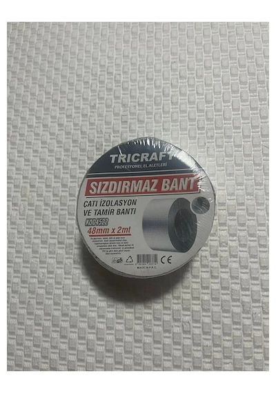Tricraft Sızdırmaz Bant Çatı İzalasyon Ve Tamir Bantı 48mm X 2 Metre Su Geçirmez Kod:4522