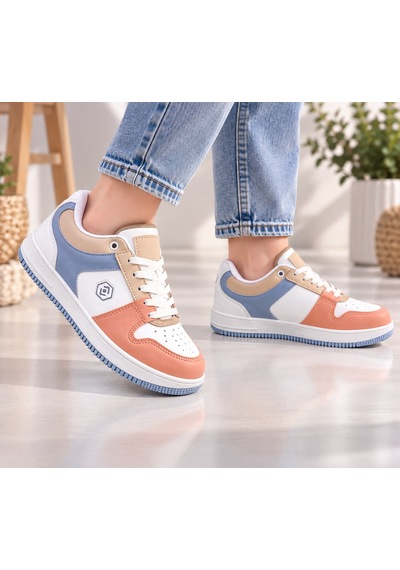 Papucumun Dünyası Unisex Bağcıklı Hafif Sport Tasarım Günlük Mevsimlik Sneaker Turuncu