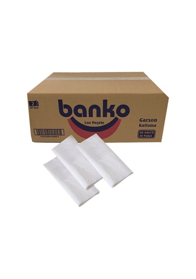 Omnipazar Banko Servis Peçetesi 33x24 cm 1/6 Garson Katlama 1200