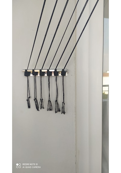 Yıldız Silver 3 Sıralı 175 Cm Boyunda Asansörlü Çamaşır Kurutucu Gümüş
