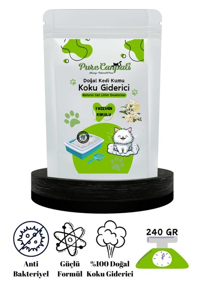 Purecanpati Kedi 5 Çeşit Karışık Krema ve Kedi Kumu Koku Giderici