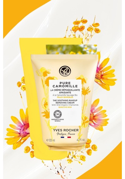 Yves Rocher Hassas Cilt, Yatıştırıcı Organik Papatya, Yüz Yıkama/temizleme Kremi-pure Camomille-125ml