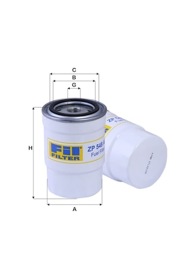 Fil Filtre Zp548af Yakıt Filtresi Js 200