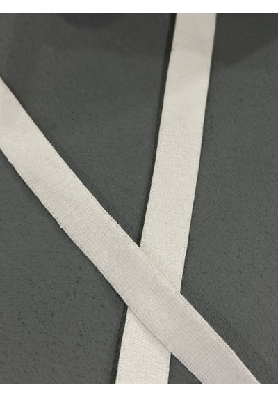 1.5 Cm Örme Lastik Beyaz 5 Metre
