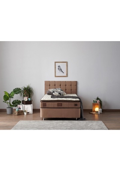 Nironyatak W.Cotton 120X200 Tek Kişilik Pedli Yatak Full Ortopedik Yaylı Yat