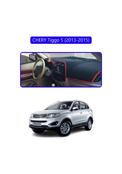 Chery Tiggo 5 2013-2015 Torpido Koruma Halısı Mavi Kenar