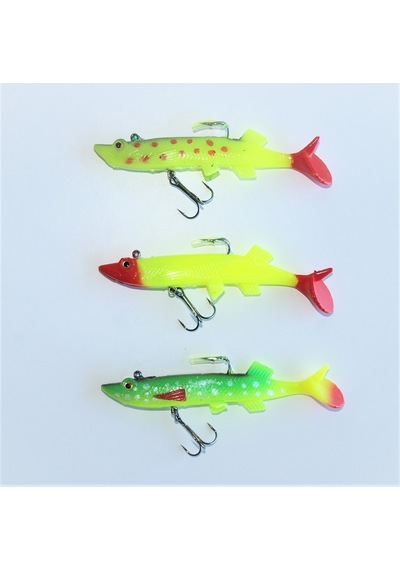 3'Lü Turna Silikon Set 12 Cm 22 Gr Renk: 031, 034, 056