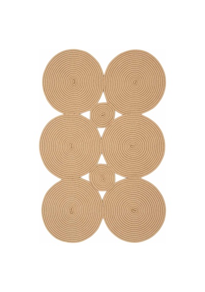 Buççin Online Mağaza Luke Kahve Hasır Jüt Görünüm El Dokuması Yıkanabilir Tekli Minimal Dekor Banyo Duş Paspası 60x90 P Çok Renkli