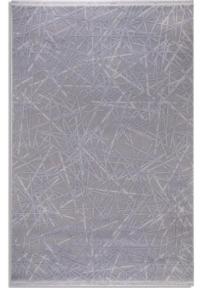 Yhome Luxor 2727Gri 160X230 Cm Saçaklı Salon Halısı