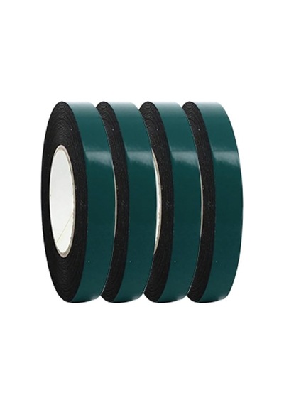 Tr Köpük Bant, Çift Taraflı Akrilik, 10 Mm X 5 M, Yeşil, 4'lü Paket Diğer