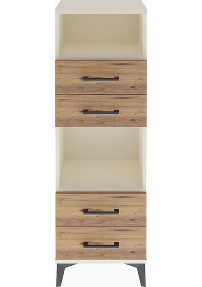 Arges Dolap 2 Raflı 4 Çekmeceli 44x30x134 Aytaşı-çam Aytaşı
