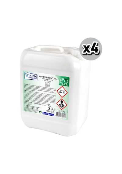 Viking Vp Finish Extra Köpüklü Ağır Kir ve Yağ Sökücü 4 x 5 L
