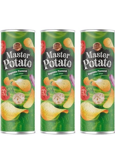 Master Potato Sebze Çeşnili Cips 3 x 160 G