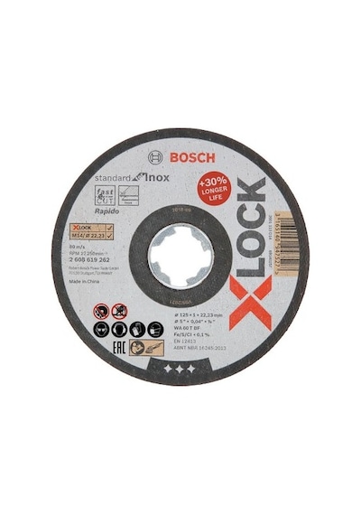 Kesme Diski 125 Mm X 1,0 Mm Paslanmaz Çelik Ve Taş İçin