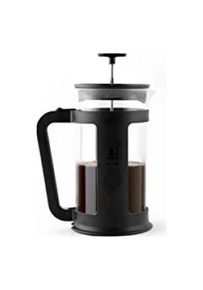 1l Kapasiteli Pratik French Press - Borosilikat Cam Ve Paslanmaz Çelik Filtre Açık Mavi