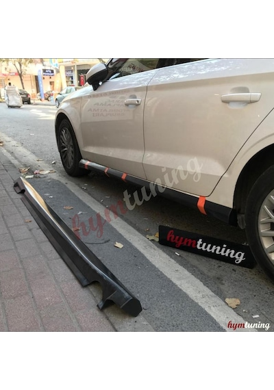 Audi A3 S3 Marşpiyel Takımı - Boyasız - Abs Plastik 8v Uyumlu 2013+