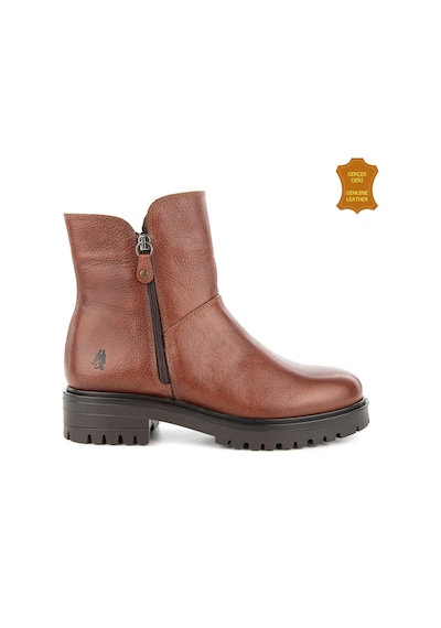 Hush Puppies Eretria 725029 Gerçek Deri, Anatomik, Kadın Bot Taba Taba