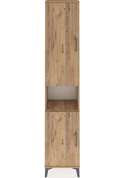 Arges Dolap 5 Raflı 2 Kapaklı 44x30x221 Çam-çam Çam